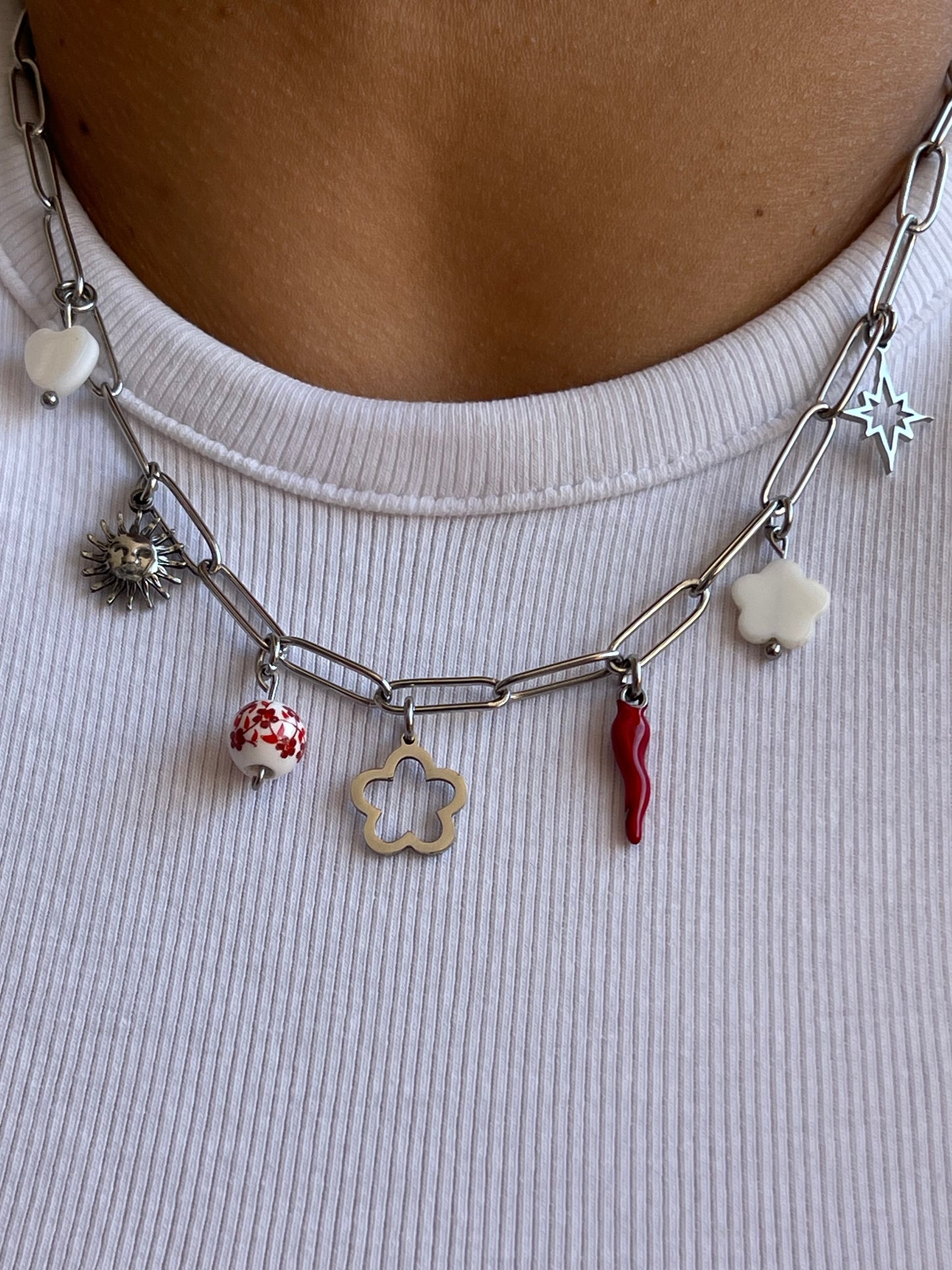 Collier SILVER FLOWER - Édition limitée