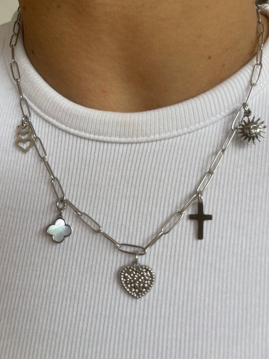 Collier SILVER HEART