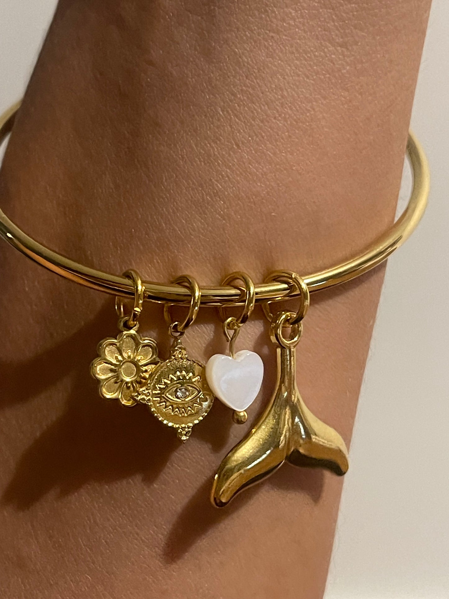 Bracelet Jonc à charms LILA