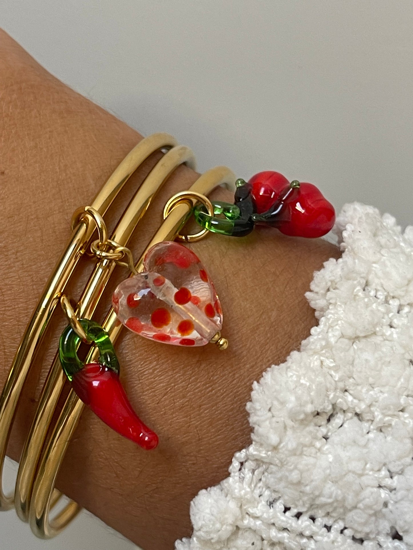 Bracelet Jonc à charms LILA