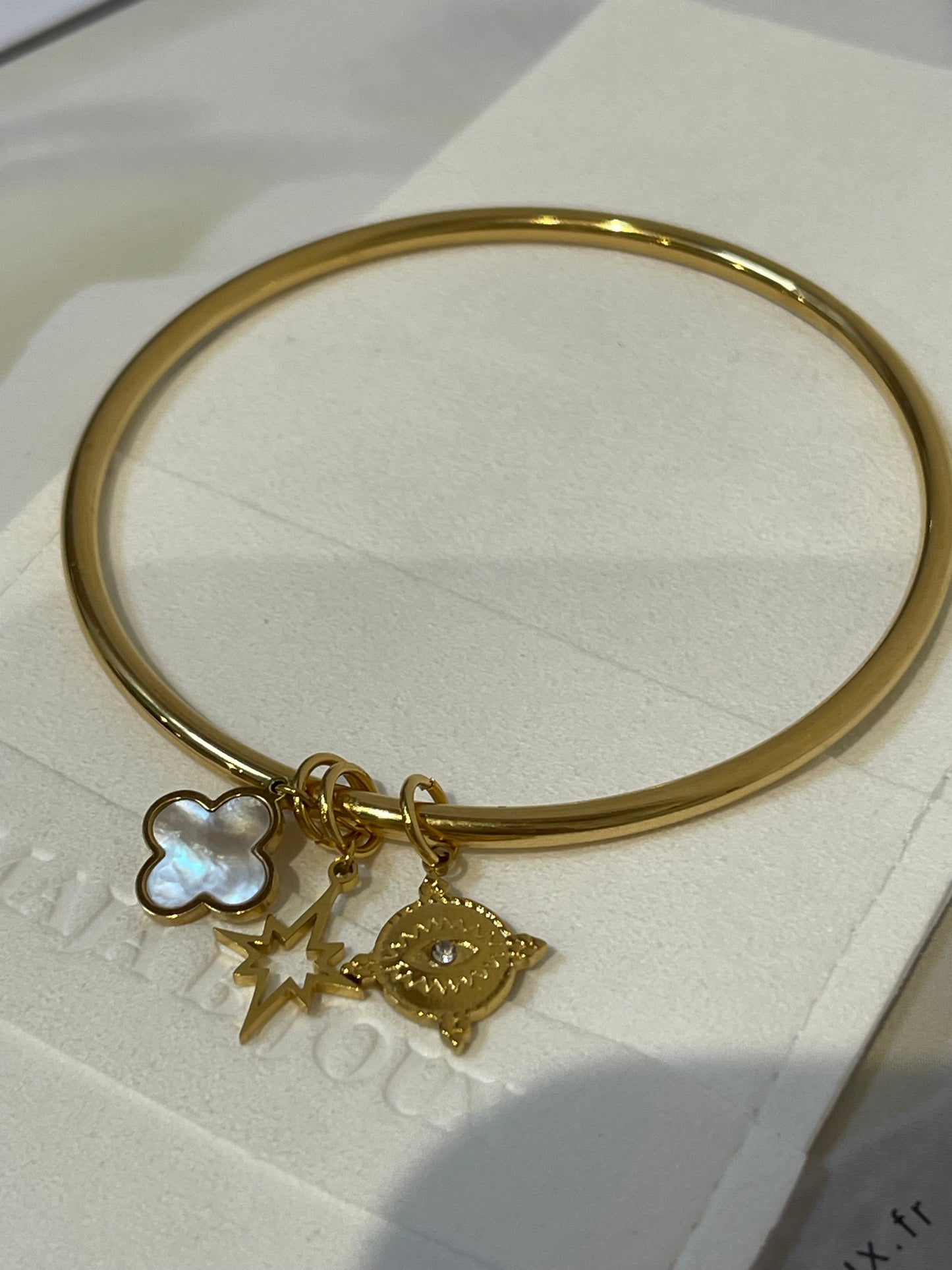 Bracelet Jonc à charms LILA